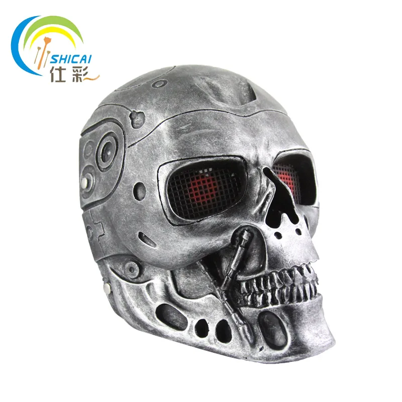 Маска терминатора Тема фильма для вечеринок Хэллоуин Рождество косплей