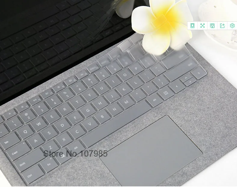 Водонепроницаемая обложка для клавиатуры ноутбука Microsoft Surface Book 2 15 дюймов 2018 6