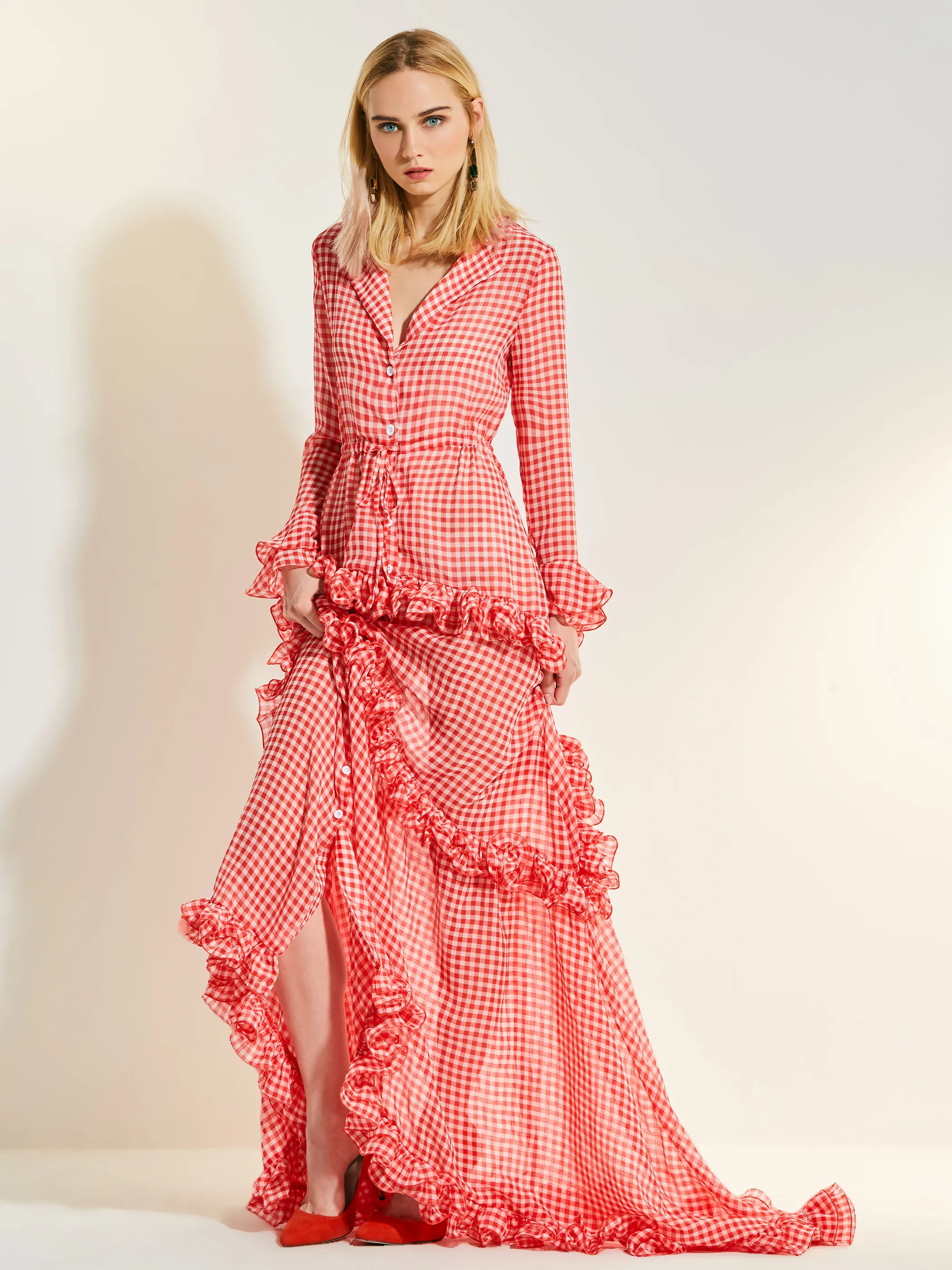 Женские платья макси повседневные милые элегантные OL летние вечерние красные