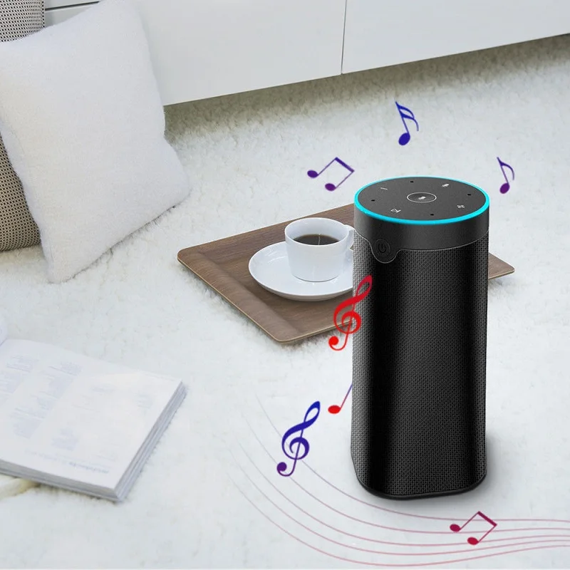 [Оригинал] смарт-динамик Bluetooth с голосовым управлением Alexa AI Echo улучшенным звуком