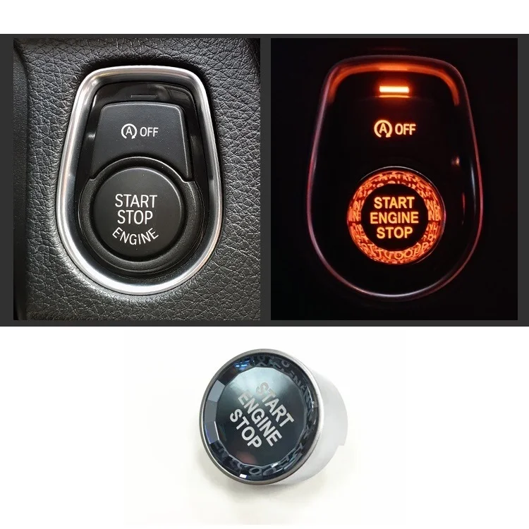 Кристальная кнопка включения и остановки двигателя для BMW 1 2 3 4 серии F20 F21 F22 F23 F30 F31