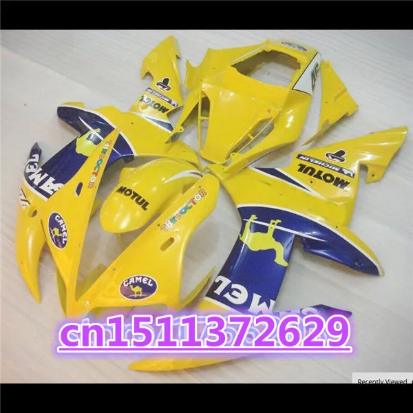 

Новинка 100%, для 02-03 YZF R1 02 03 YZF 1000, желтая, черная флейта, YZFR1 YZF1000 2002 2003, обтекатель корпуса Dor D