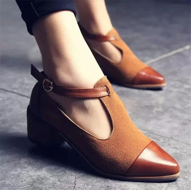 Женские туфли оксфорды Женская обувь с острым носком на плоской подошве|ladies shoes