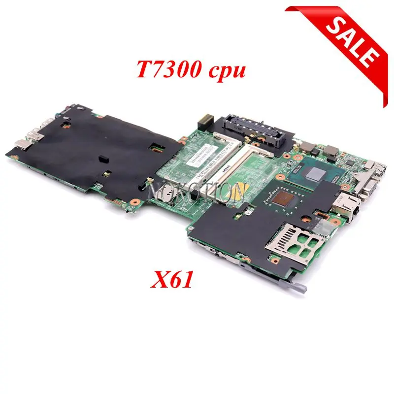 

NOKOTION FRU 42W7770 48.4B401.011 Mainboard For Lenovo X61 Laptop Motherboard T7300 2.0 Ghz CPU DDR2