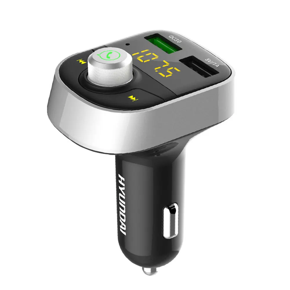 Автомобиль Bluetooth MP3 плеер FM передатчик QC3.0 Dual USB Интерфейс зарядки U диск Play