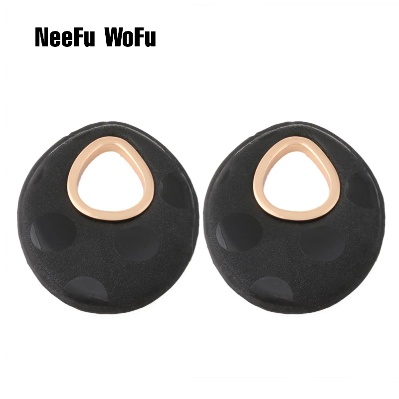 NeeFu WoFu кожаные серьги для женщин женские большие Хэллоуин Модные ювелирные