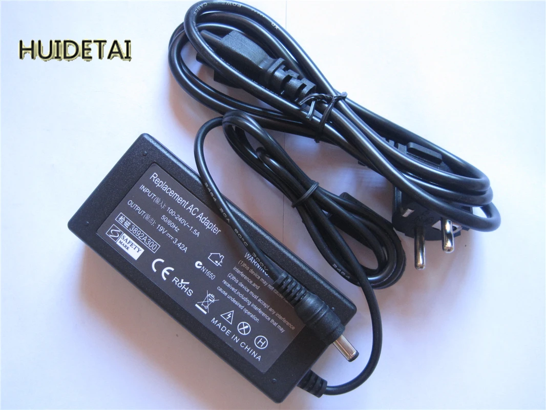 19V 3.42A 65W Universal AC Adapter Battery Charger for Gateway E-155C E-265M E-295 E-295C E-475M Free Shipping | Электроника