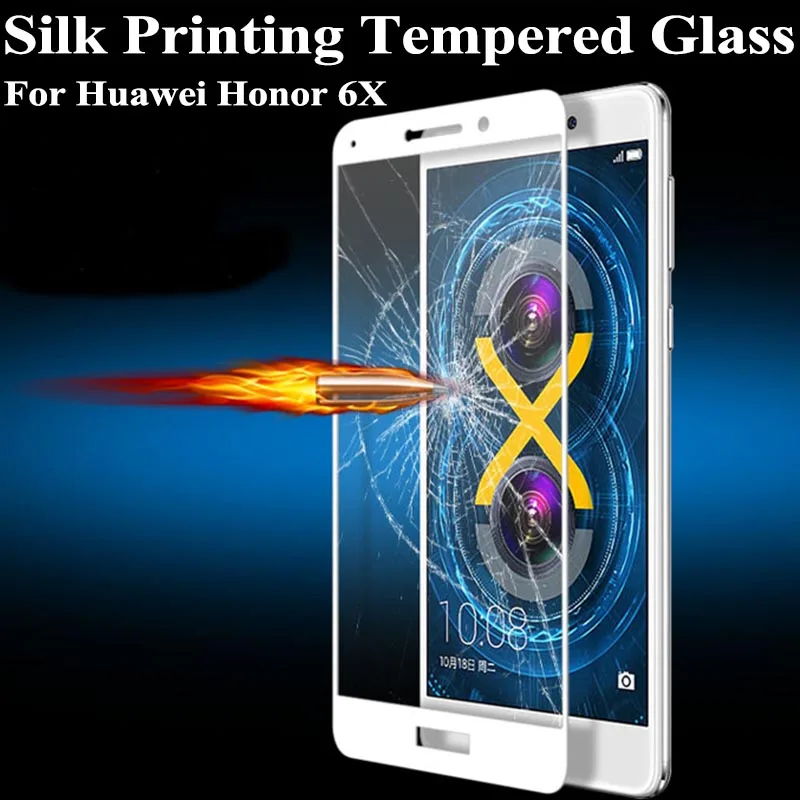 3D полноэкранная Защитная пленка для Huawei Honor 6X закаленное стекло X6 премиум