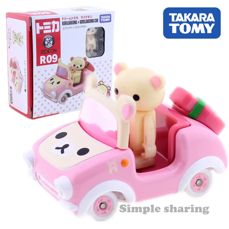Набор моделей автомобилей Takara Tomy Dream Tomica Korilakkuma Ride On R9 популярная детская