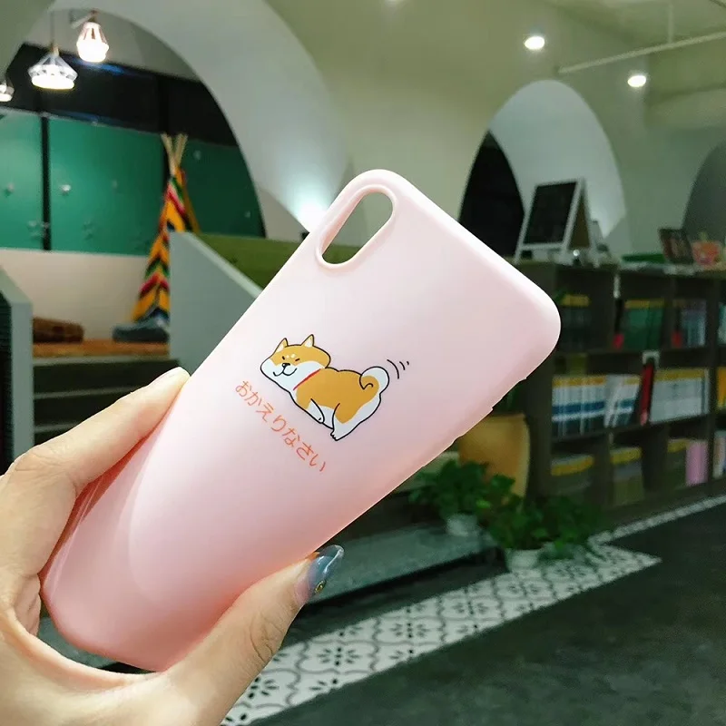 

Cute Japan Cartoon New Instagram Cute Welsh Corgi Pembroke Shiba Inu Animal Dog case for iphone XS MAX XR XS 6 6s 7 8 Plus case