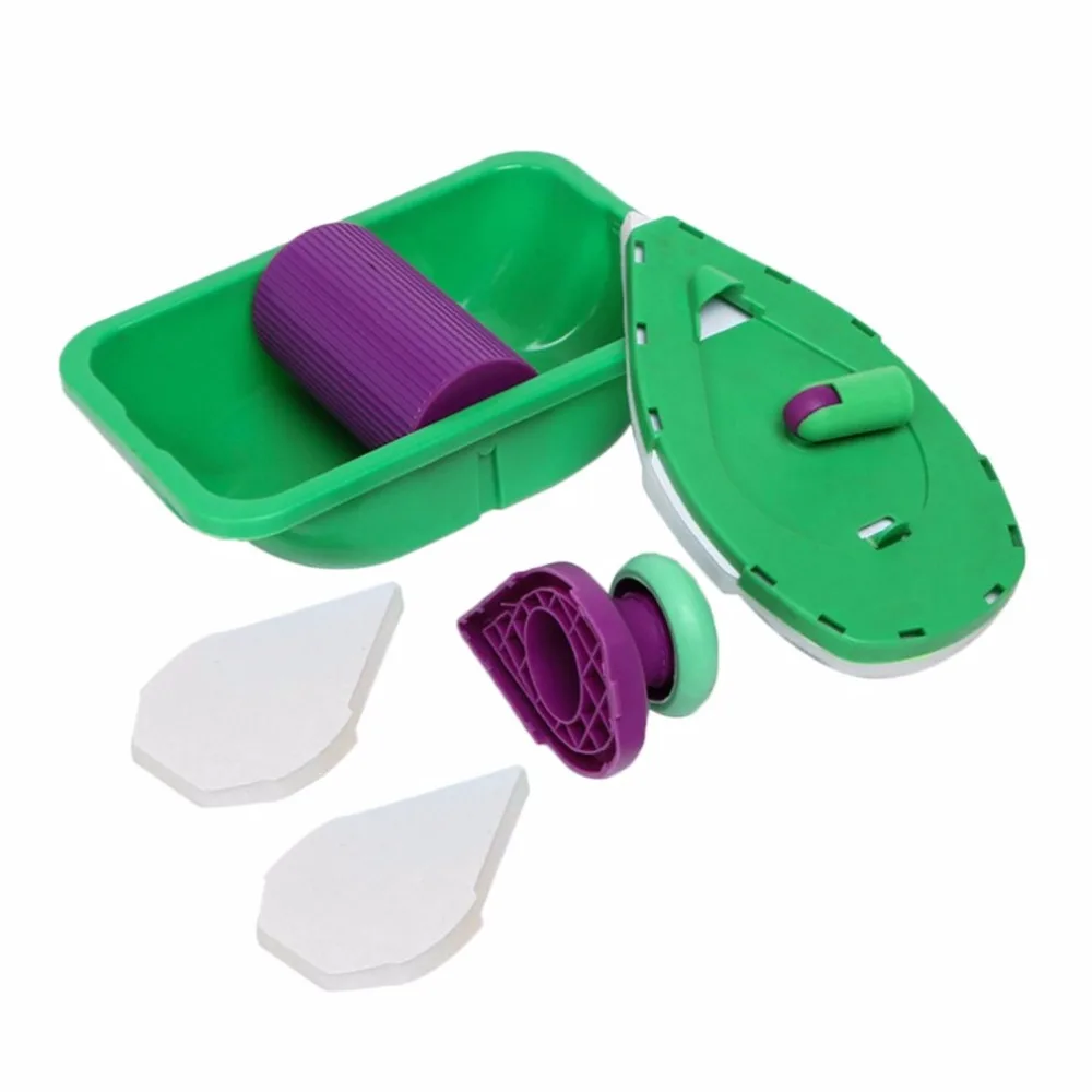 Point & Paint Easy Pads Painting Roller Tray Multifunction Tool and Sponge Set Kit Household DIY | Инструменты