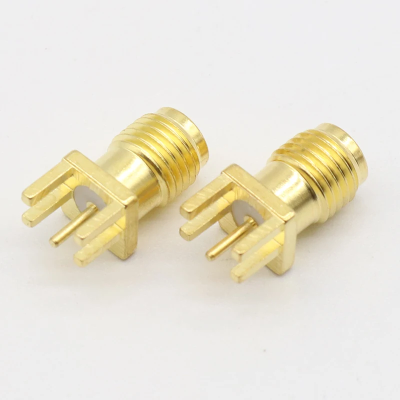 2017 горячий 5 шт конец Launch PCB Mount SMA Гнездовой разъем прямой RF адаптера|adapter connector|l