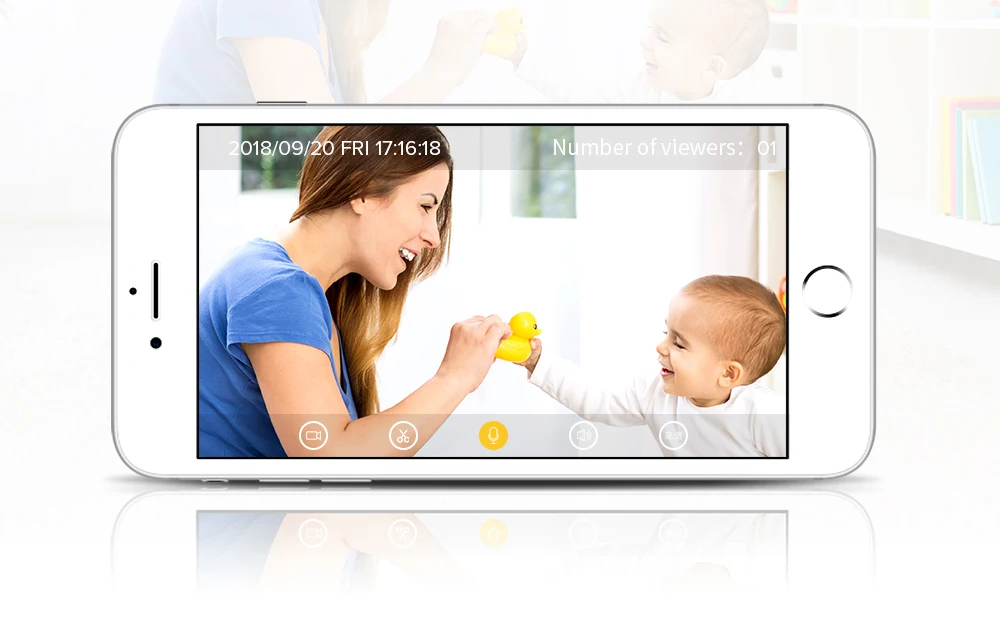YCC365, 1080 P, домашняя камера безопасности, WiFi, IP камера, детский монитор, детский телефон, беспроводная камера видеонаблюдения, камера наблюдения с автоматическим отслеживанием