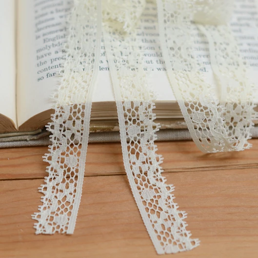 

doll lace materials in Japan as a pale yellow soft lace lace width 1.8 cm