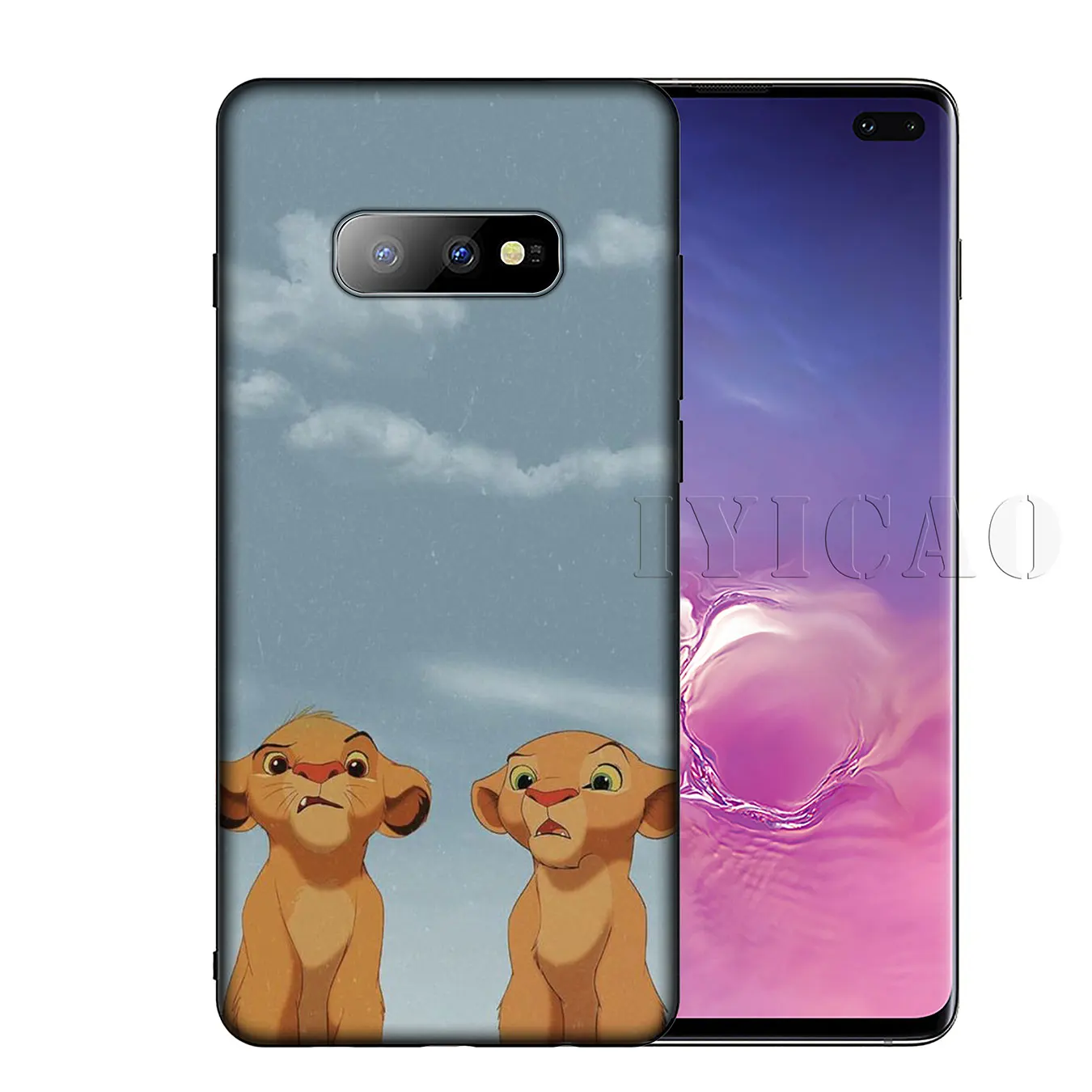 IYICAO Король Лев Мягкий силиконовый чехол для телефона Samsung Galaxy S10 S9 S8 Plus S6 S7 Edge S10e E TPU