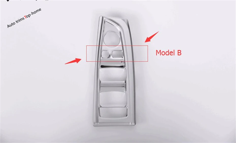 

Yimaautotrims Window Lift Switch Button Panel Cover Trim For BMW 2 Series Tourer F45 F46 2015 - 2019 220i 228i ABS Pearl Chrome