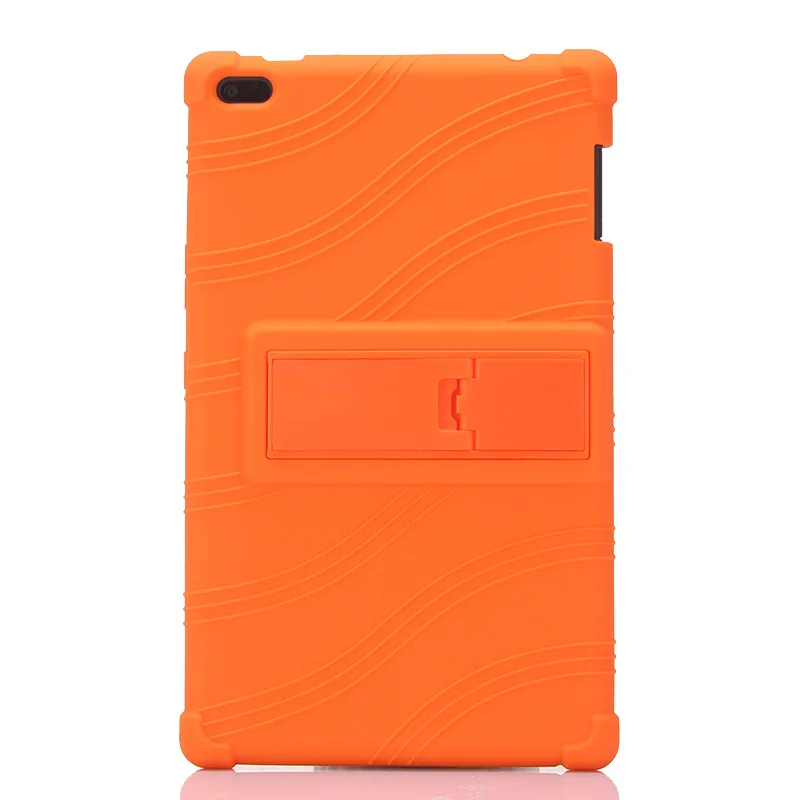 orange Ультратонкий Мягкий силиконовый чехол для lenovo TAB 4, 8, 8,0 дюймов, задняя крышка для lenovo TAB 4, 8, TB-8504F, TB-8504N, чехол для планшета+ пленка+ ручка - Цвет: orange