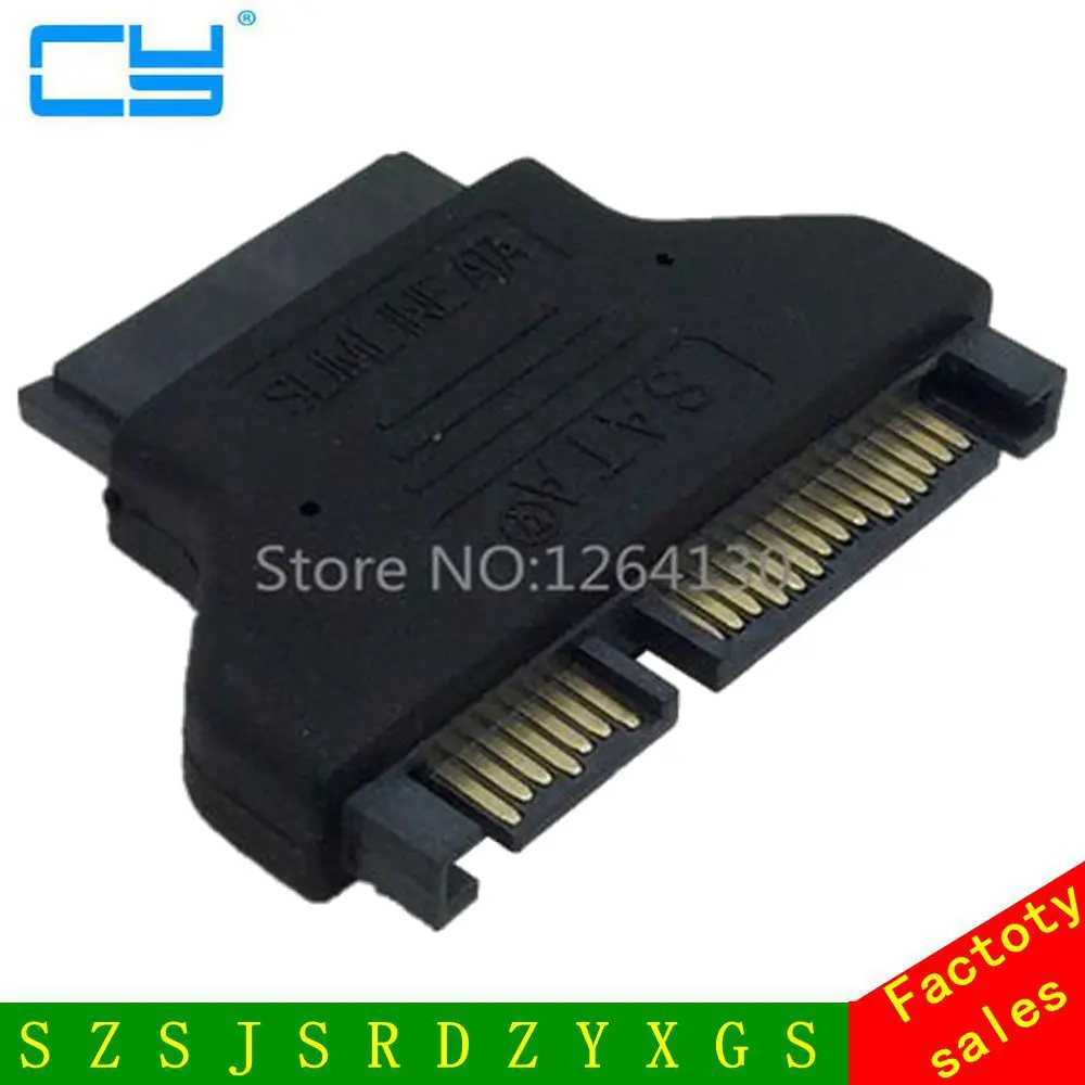 Переходник SATA 22 Male к Slim Line 13 Female для ноутбука CD ROM|adapter rca to vga|adapter hdadapter japan |
