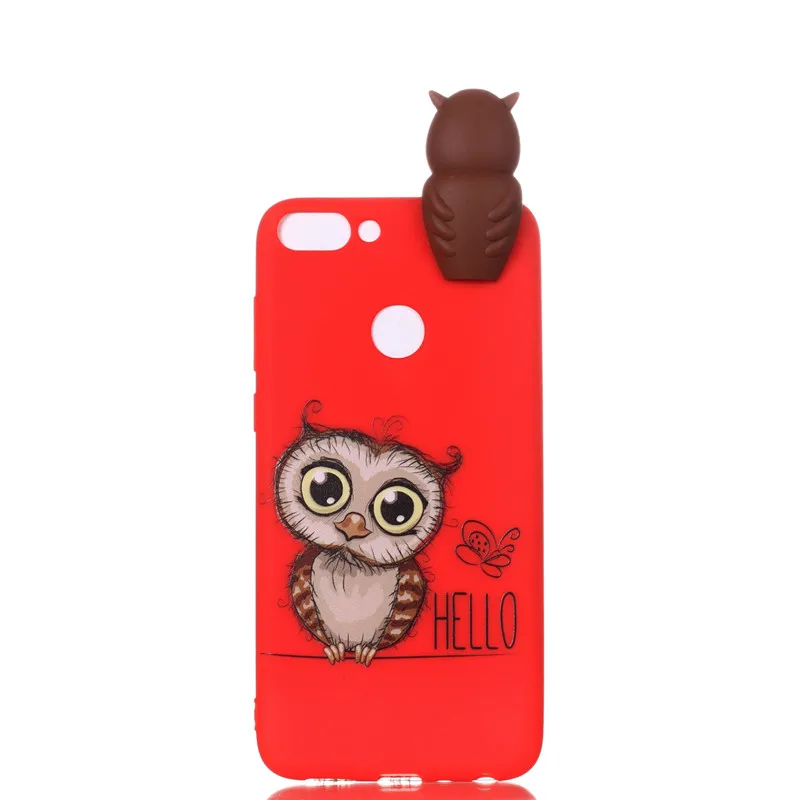 Для Huawei P умный чехол для Coque Smart/Enjoy 7S Чехол Fundas мультфильм 3D кукла игрушки конфеты