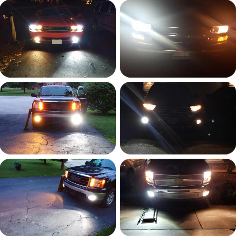 

1 Pair H4 LED Car Headlight 72W Turn Signa Fog Lamp CANBUS led h4 12V For Vehicle Motorcycle Truck 6000k Plug and play