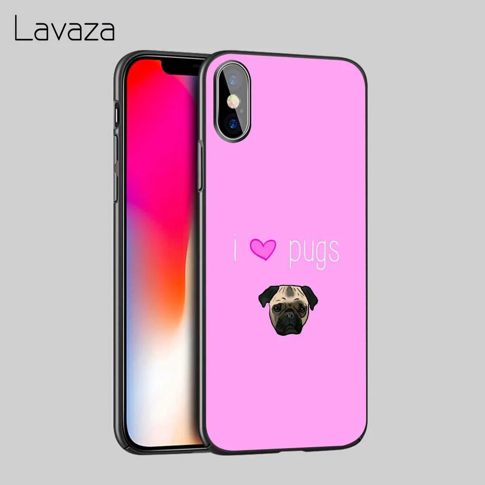 Мягкий чехол из ТПУ Lavaza Animal Cute Pug Dog для Apple iPhone 6 6S 7 8 Plus 5 5S SE X XS MAX XR силиконовые
