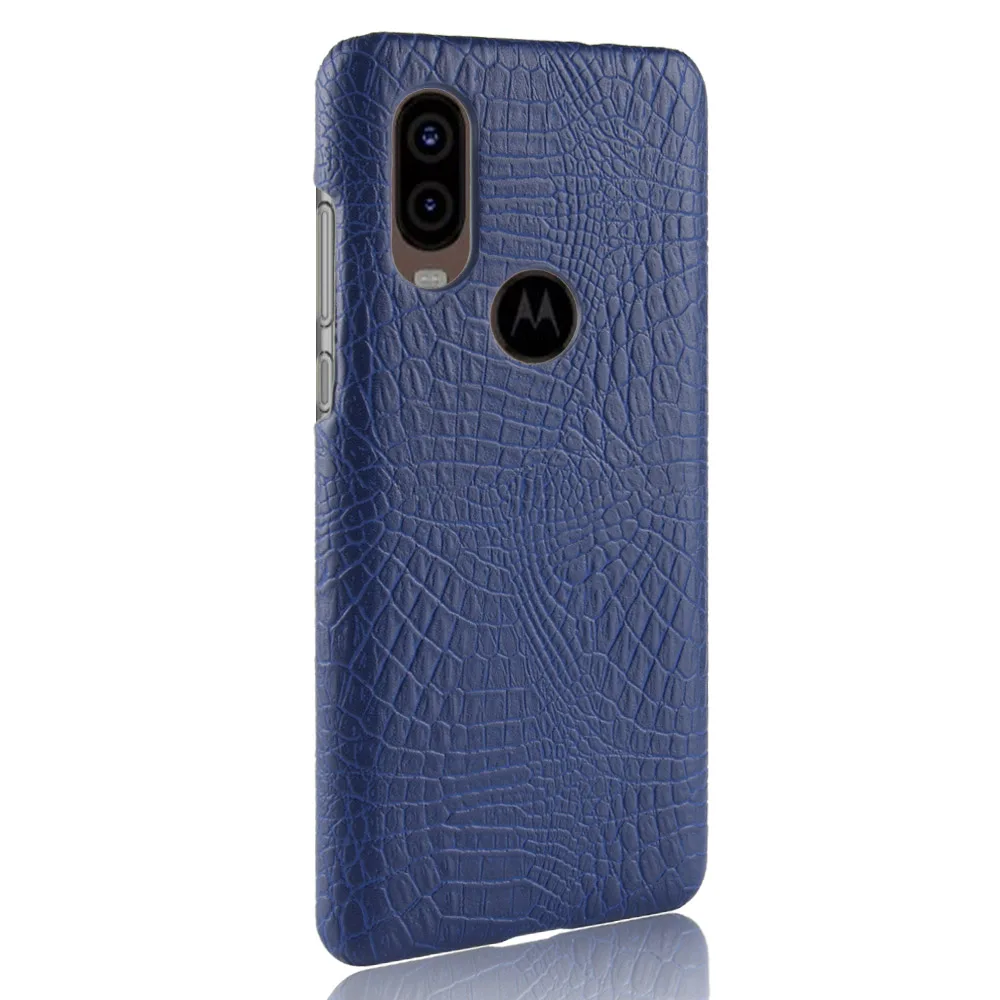 Фото Для Motorola One Vision чехол Ретро Роскошный Крокодил Кожа PU Твердая Обложка для книги для Motorola One Vision XT1970-1 чехол для телефона №5