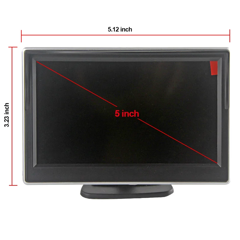 Sinairyu 5 дюймов HD 800*480 TFT ЖК дисплей Автомобильный монитор + Водонепроницаемый