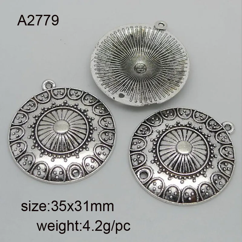 

Посеребренные подвески в античном стиле из металлического сплава, 25 шт./лот, 35*31 мм, фурнитура для изготовления ювелирных изделий своими рук...
