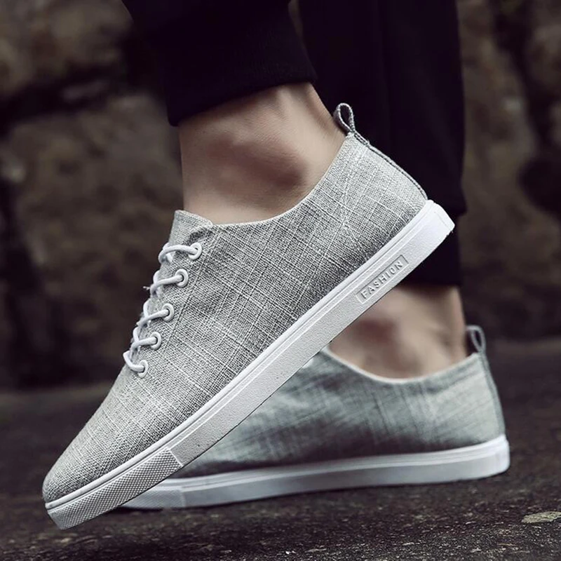 2018 Spring and Autumn new comfortable wearable canvas wild running shoes men's sports free shipping#8 | Спорт и развлечения