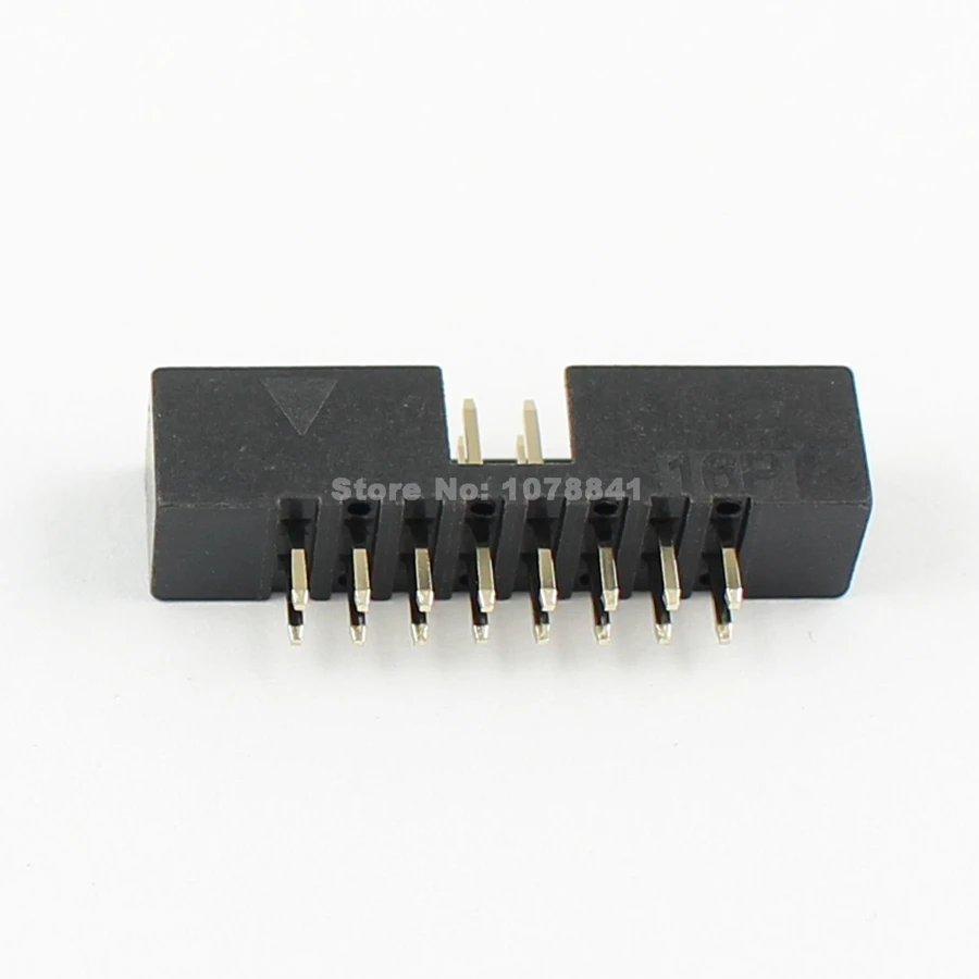 10 шт. 2 мм 2x8 контактов 16 прямой Штекерный кожух PCB Box header IDC разъем|socket 16|sockets 2mmsocket |