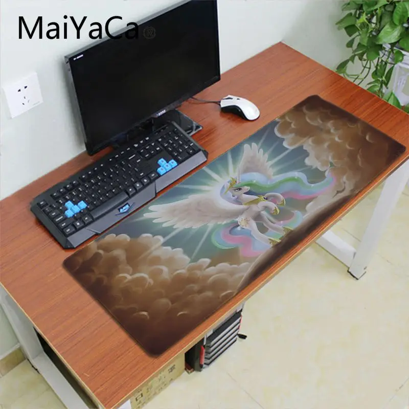 Игровой мягкий коврик для мыши Maiyaca с маленьким пони Офисная мышь игровой ПК