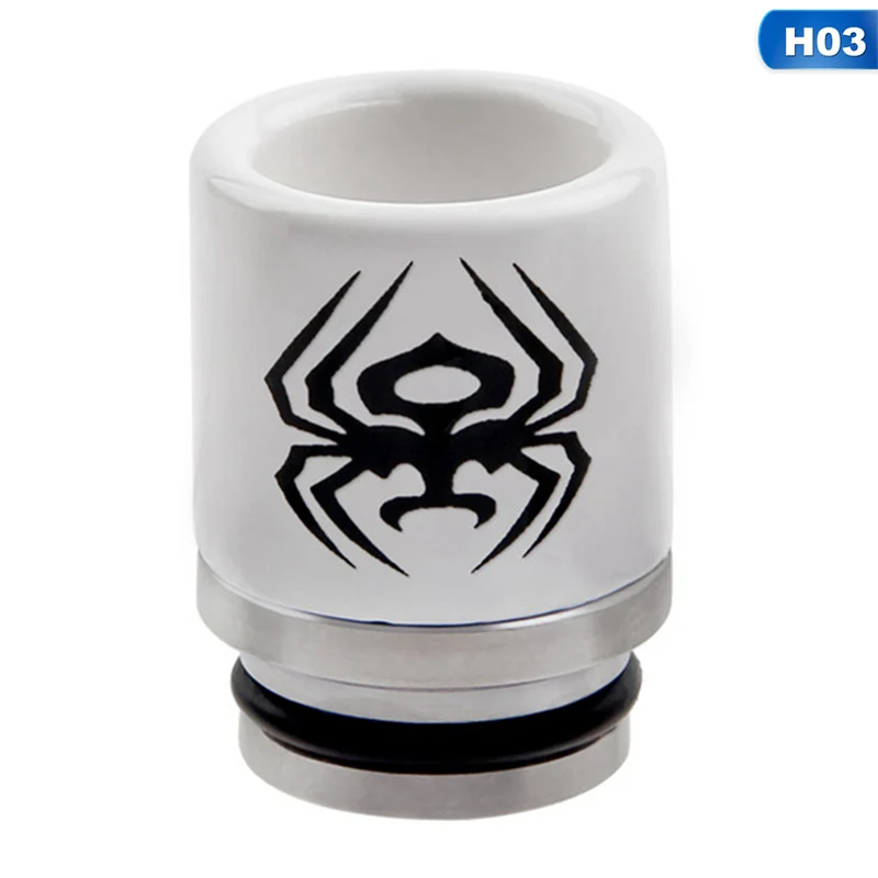 

E Cigarette 810 Drip Tip Metal Ceramic Anti-Heating From Mouthpiece For Vape V12 RTA RDA Atomizer