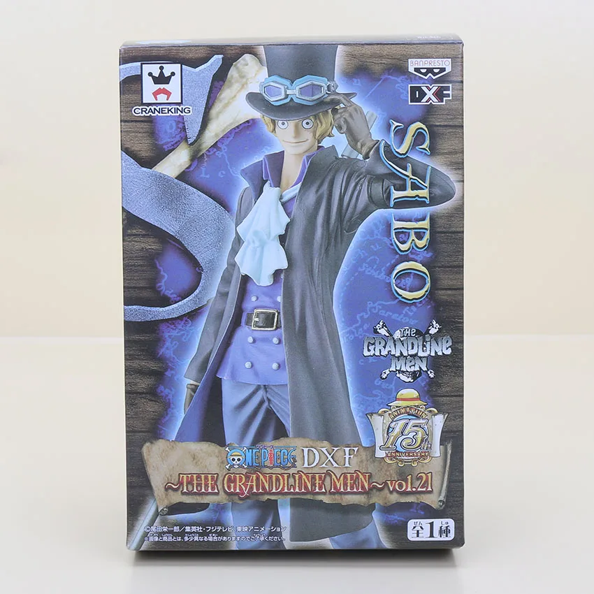 Sabo with box Аниме одна деталь рисунок 15th Edition тысяча Солнечный Пиратский корабль DXF Grandline Сабо игрушки Санджи и Нами Зоро, Луффи фигурка модель игрушки - Цвет: Sabo with box