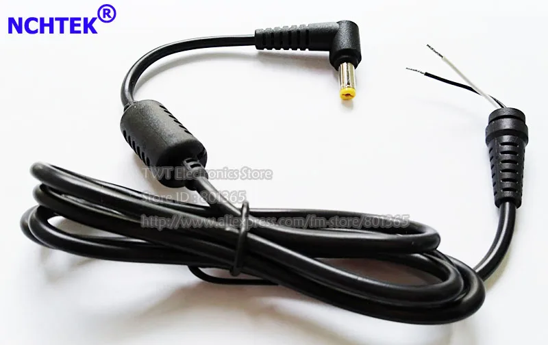 NCHTEK DC Plug 5 5x1 7 мм Прямоугольный шнур соединительный кабель для ноутбука Acer