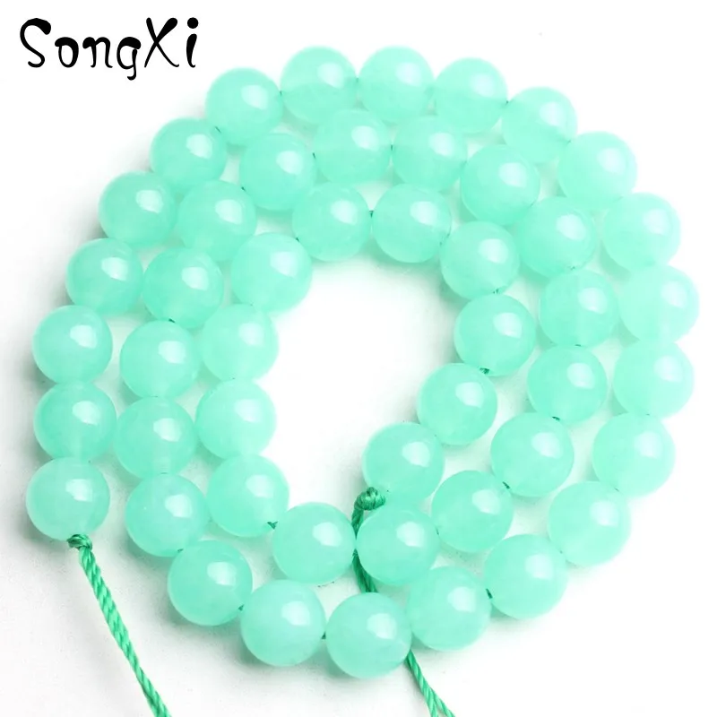Бусины из натурального камня для браслета Chrysoprase круглые австралийские бусины