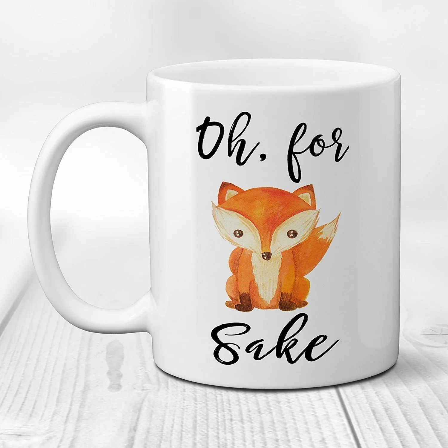 Керамическая кофейная кружка Oh for Fox Sake 11 унций | Дом и сад