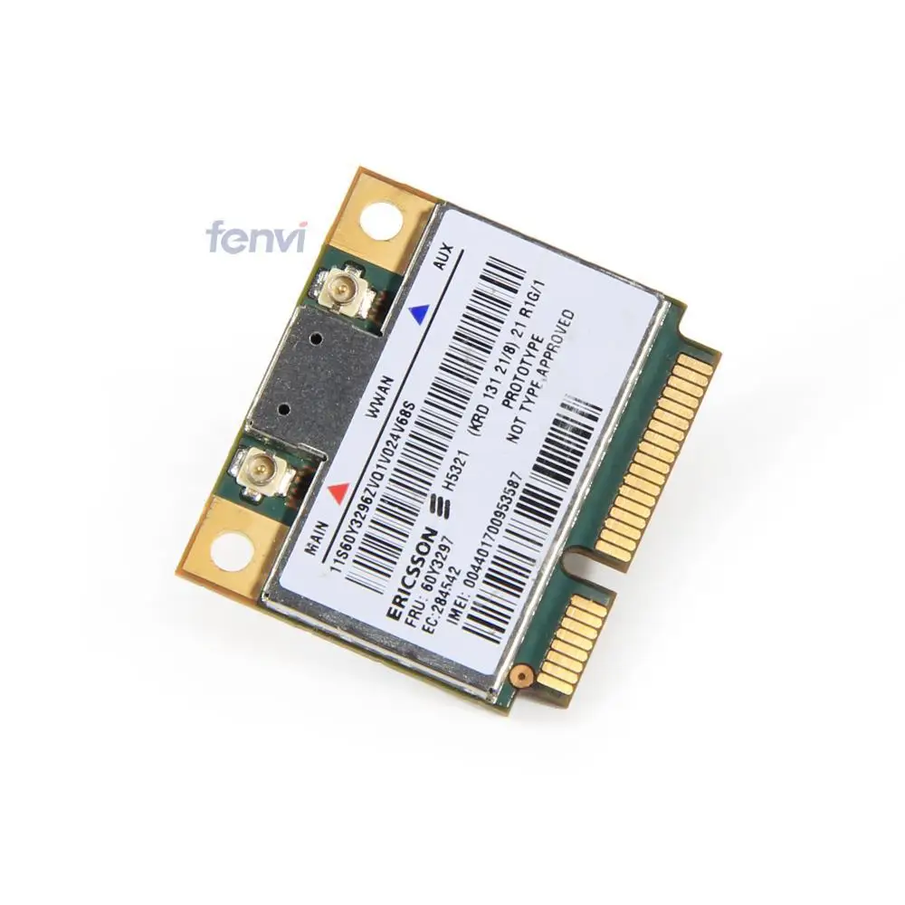 Ericsson H5321GW Mini PCI E Беспроводной 3 Г Wwan HSPA Модуль FRU 60Y3297 для IBM Thinkpad x1 Carbon X230 T430 T530 W530