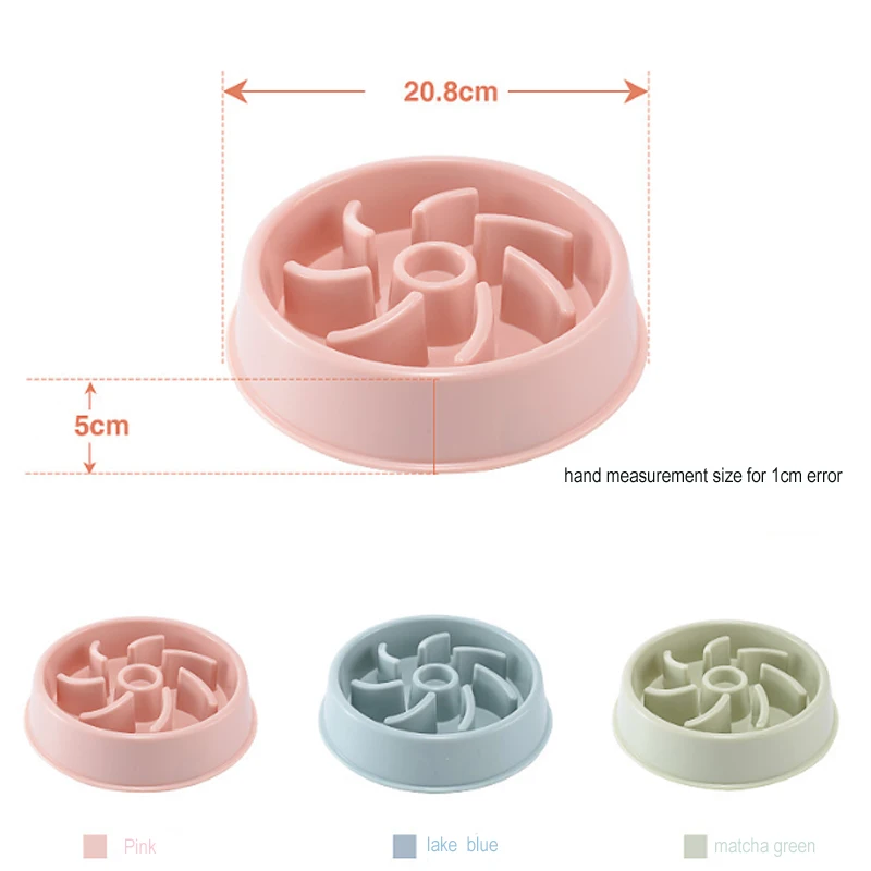 Pet Dog Slowing Eating Bowl Leaves Shape Funny Feeders Prevent Choke Pets Bowls For Puppy Small Cat Food PB029 | Дом и сад