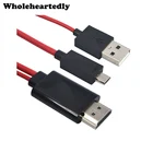 5Pin Micro USB к HDMI-совместимый адаптер видеокабель для Samsung Galaxy s2 i9100 i9220 S2 N7000 для HTC one для SONY Xperia