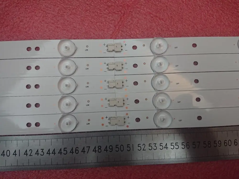 Новинка 10 шт. светодиодный подсветка полосы для 49D1000 49C1000 850095046 LB-C490F13-E2-L-G1-SE2