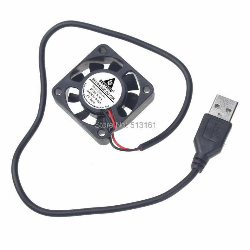 Gdstime Mini 40x40x10 мм 4010S компьютерный чехол USB 40 4 см 5 в DC вентилятор охлаждения |