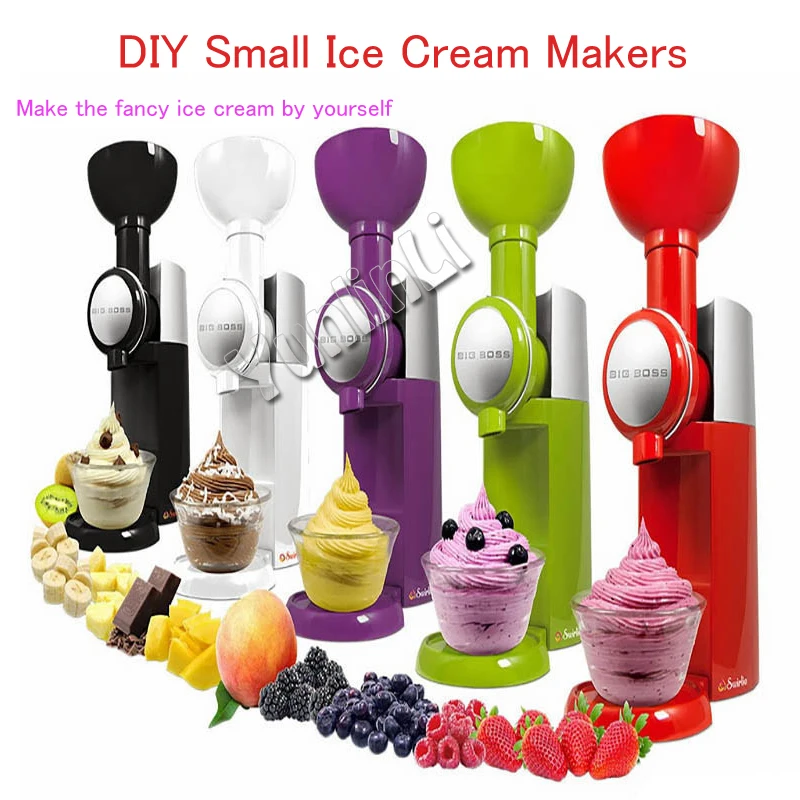 DIY небольшая электрическая машина для приготовления мороженого портативная