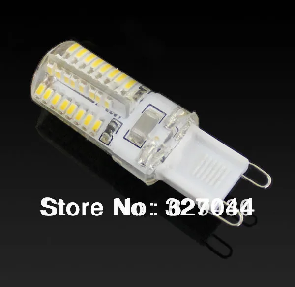 Wholesale - High Lumen White Warm White 360degree 220V -240v 64 Smd 3014 Lamp 7w G9 Led Bulb 10pcs/lot