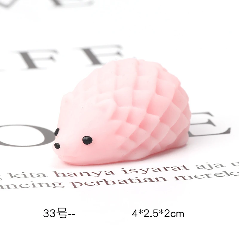 Мини Изменение цвета Сжимаемый милый кот антистрессовый мяч Mochi Rising Abreact мягкий
