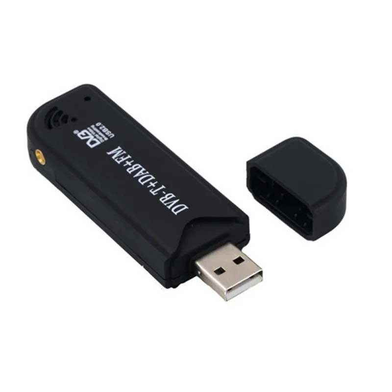 Универсальный цифровой USB2.0 HDTV FM+ DAB DVB-T RTL2832U+ FC0012 Поддержка SDR тюнер приемник Горячая