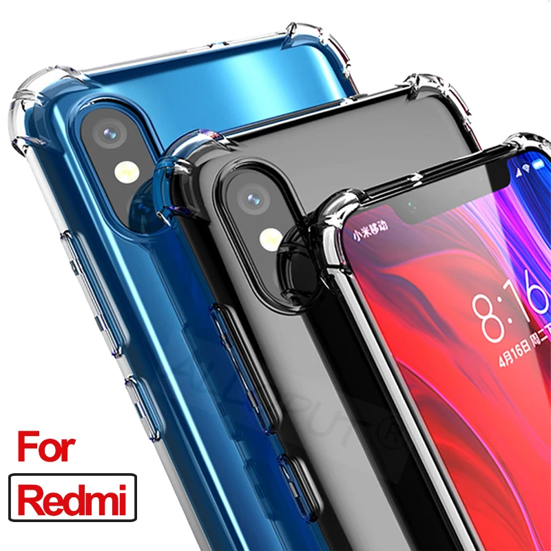 2019 Airbag противоударный чехол для Redmi 7 Note 5 чехлы мягкая ТПУ задняя redmi note pro