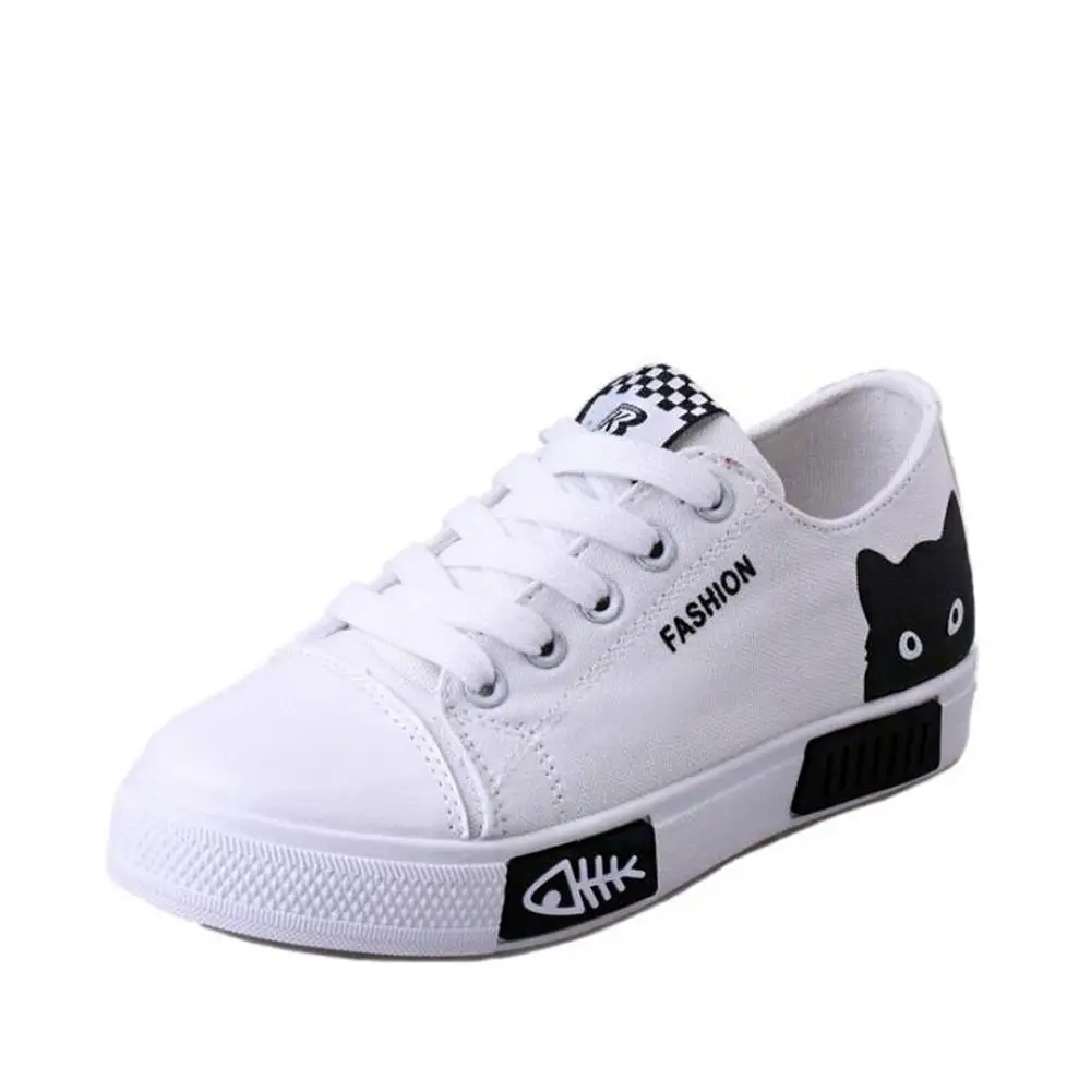 Весна осень 2018 новые туфли Женские лодочки Повседневная парусиновая Обувь На