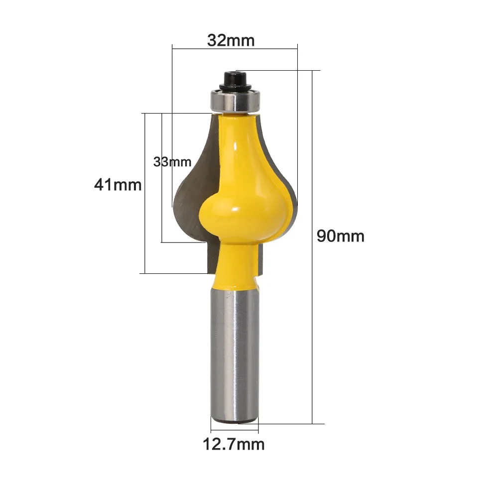 Бит 1/2 &quotхвостовик перила маршрутизатор Набор бит-стандарт/флейта линия нож