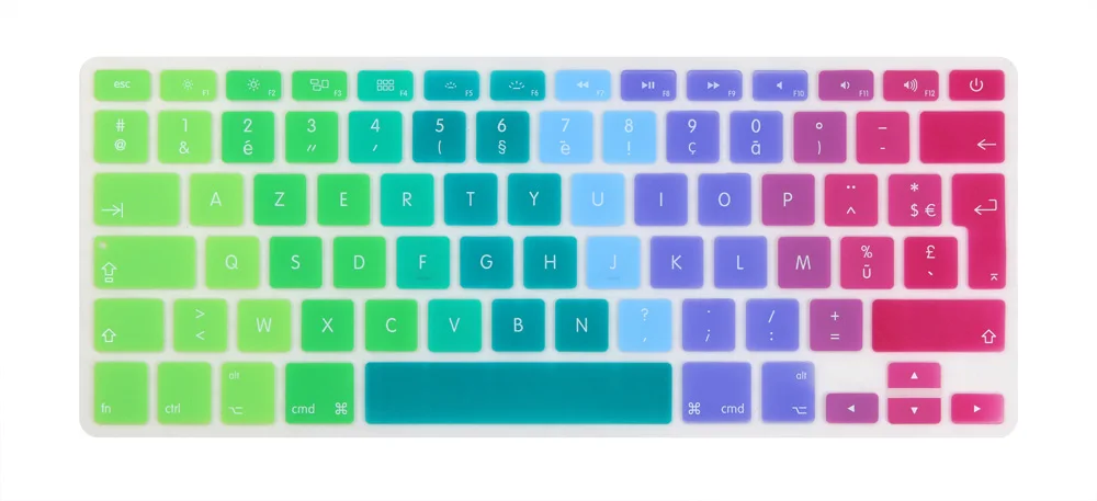 Французская клавиатура со встроенной клавиатурой для Mid 2009 2015 MacBook Pro 13 15 дюймов