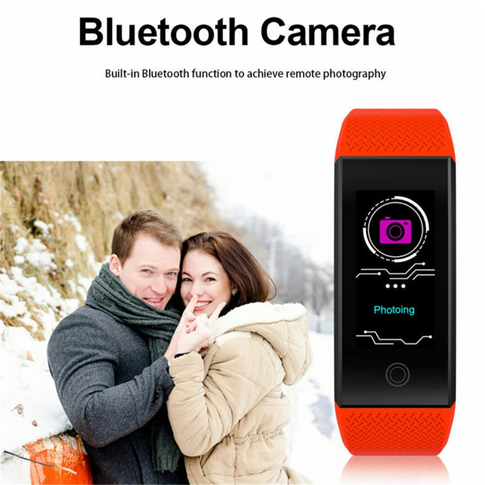 QW18 умные часы Bluetooth спортивный браслет цветной экран Смарт-браслет пульсометр
